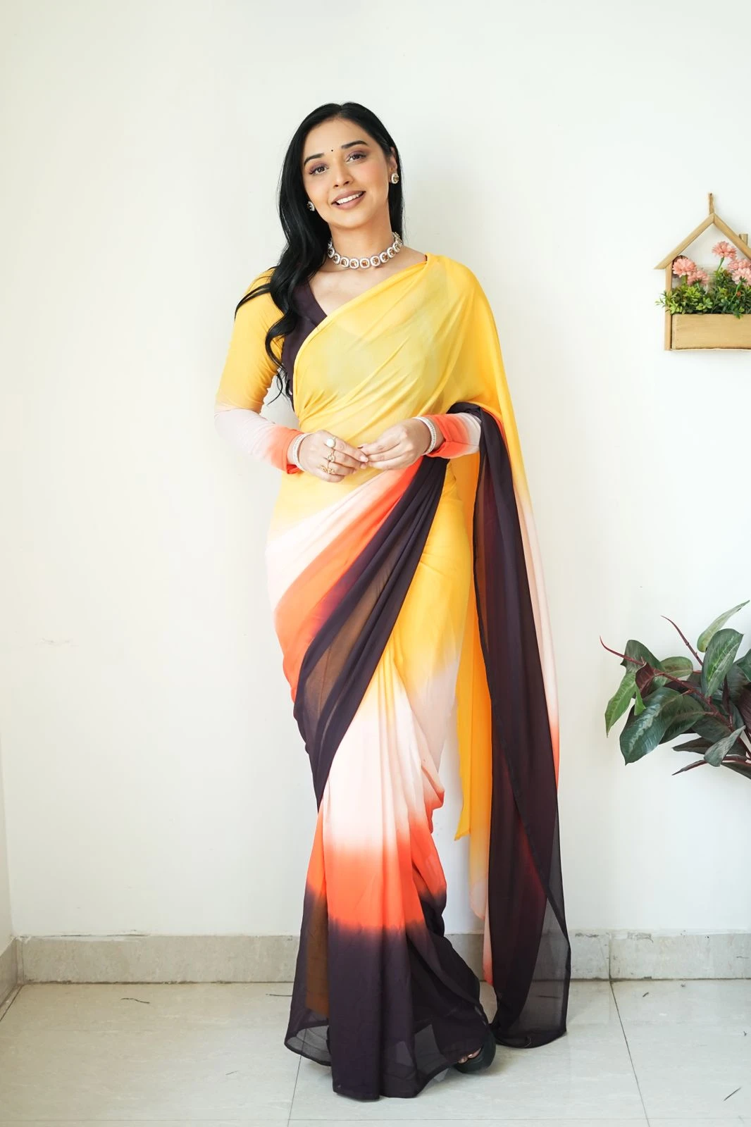Vardan Ethnic Bt-391 Pedding Georgette Wholesale Fancy Sarees Catalog — Wholesale Sarees, MPA wholesale from Surat - Gallery Image 2